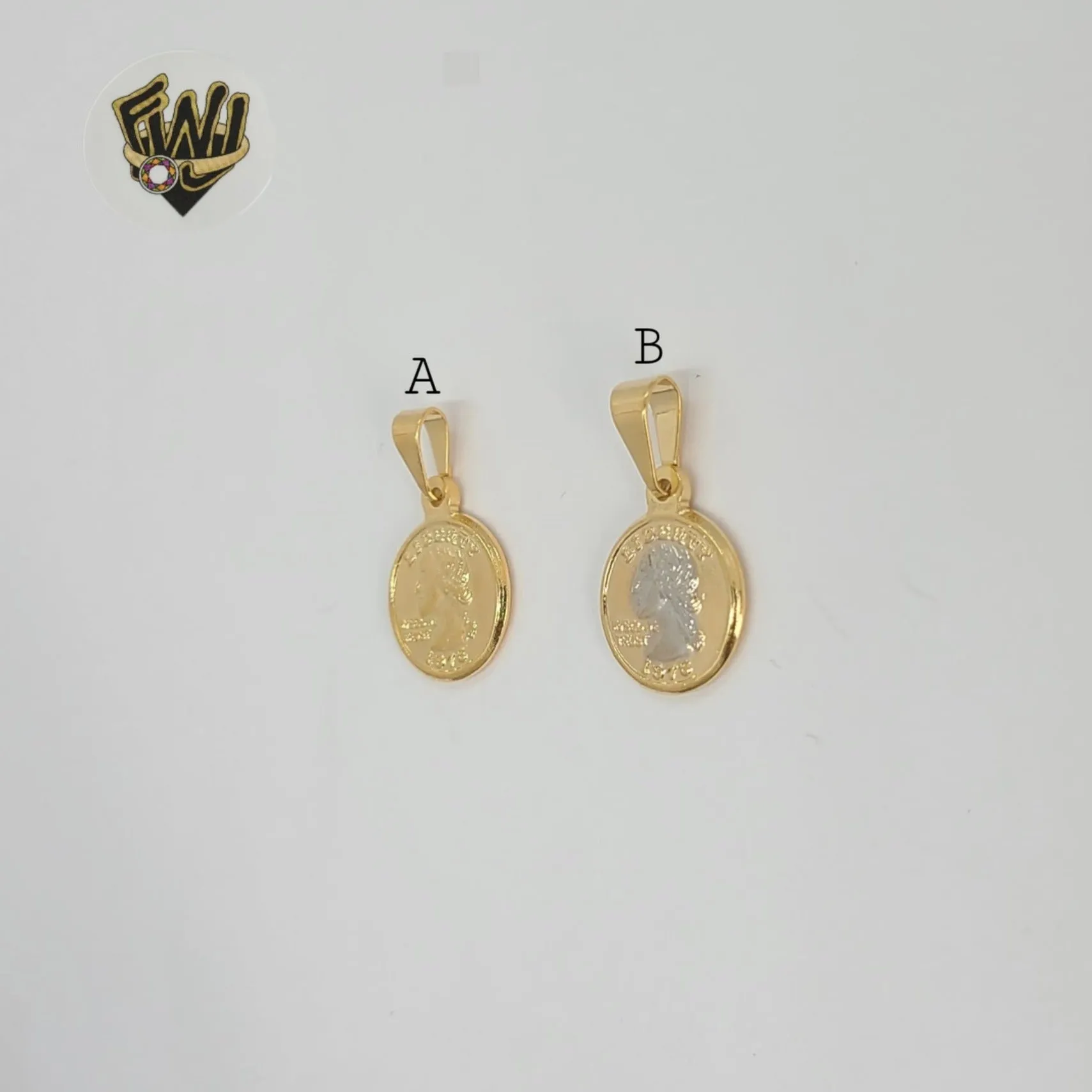 (1-2467-3) Gold Laminate - Coin Pendants - BGF