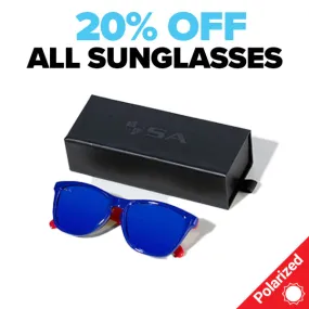 20% Off All Sunglasses   Free Box, Bag, & Lens Cloth