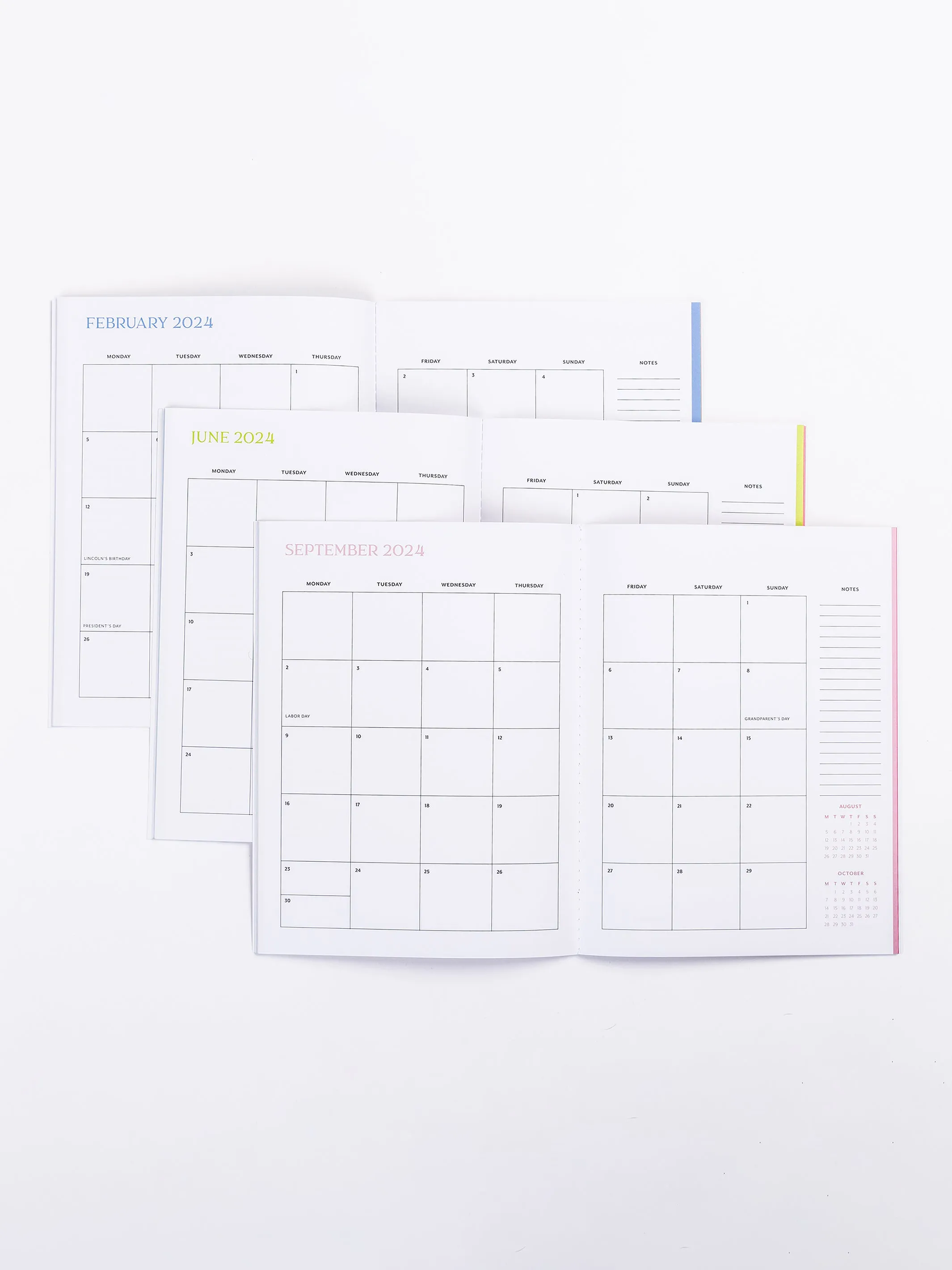 2024-25 Large Monthly Academic Planner | Richmond Cross