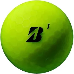 36 Bridgestone E12 2023 Pristine Contact Matte Green Golf Balls - Recycled