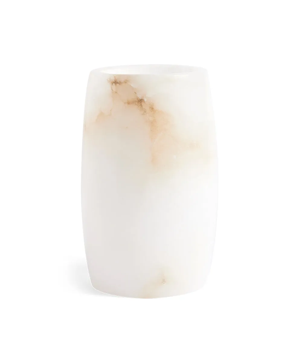 Alabaster Vase/Candleholder