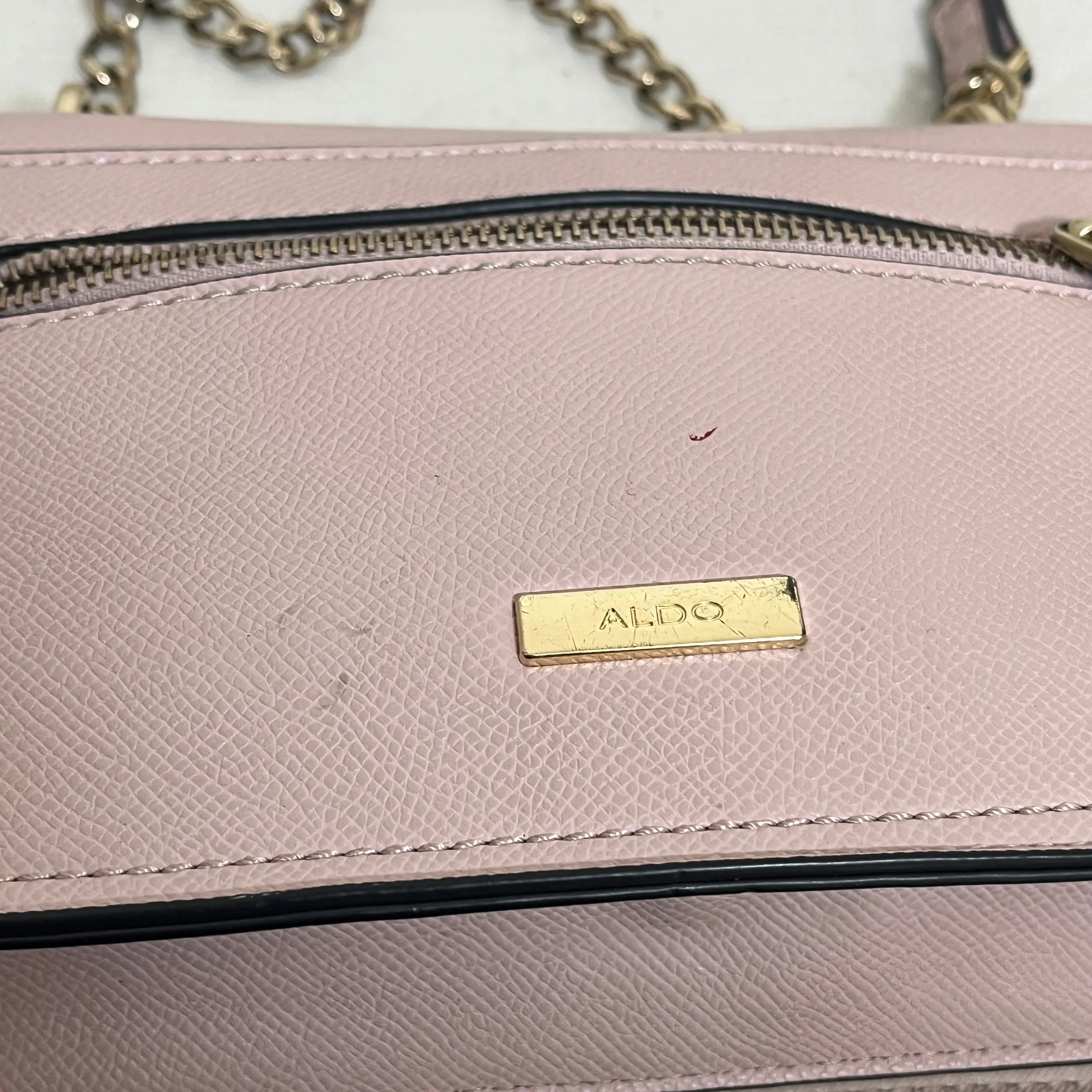 ALDO Pink Small Leatherette Crossbody Bag | Pre Loved |