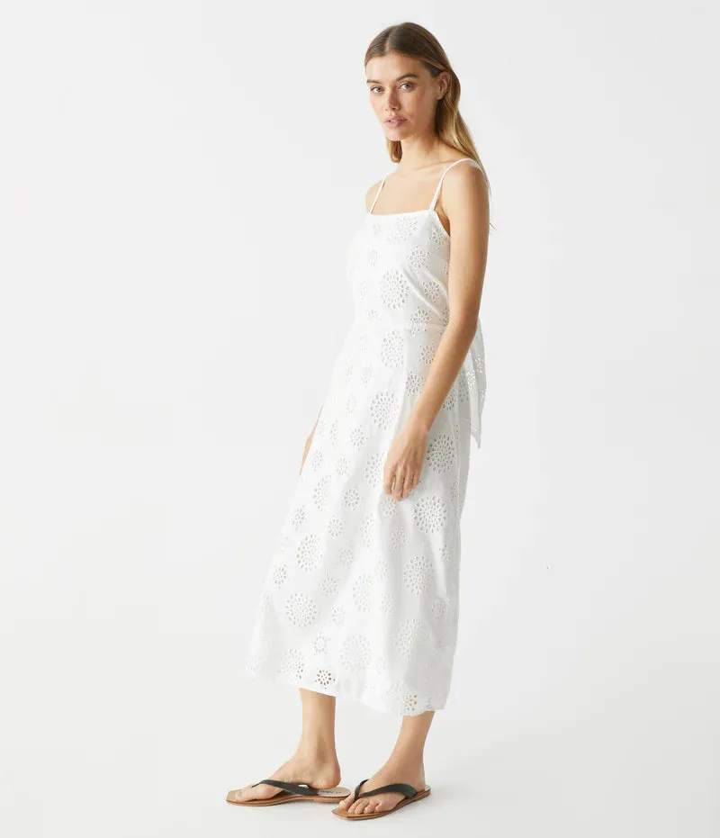 Allora Eyelet Midi Dress