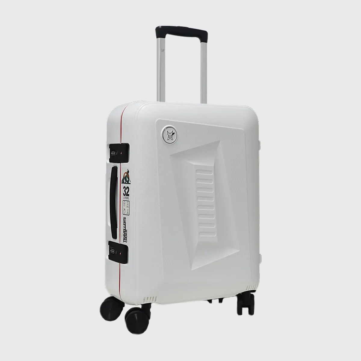 Arctic Fox Elite Armor Hard-side check-in luggage/Suitcase/Trolley Bag (White)