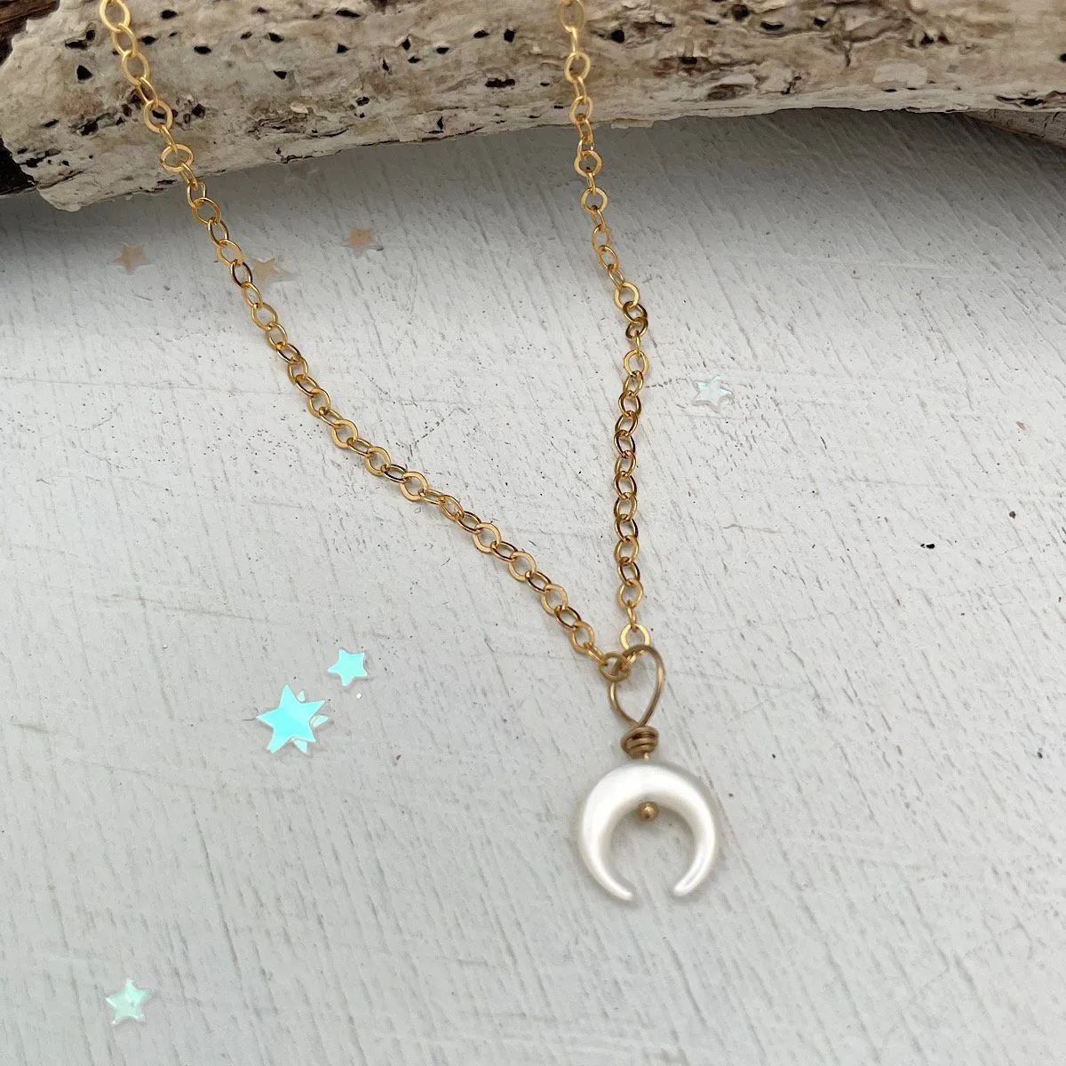 Baby Crescent Necklace