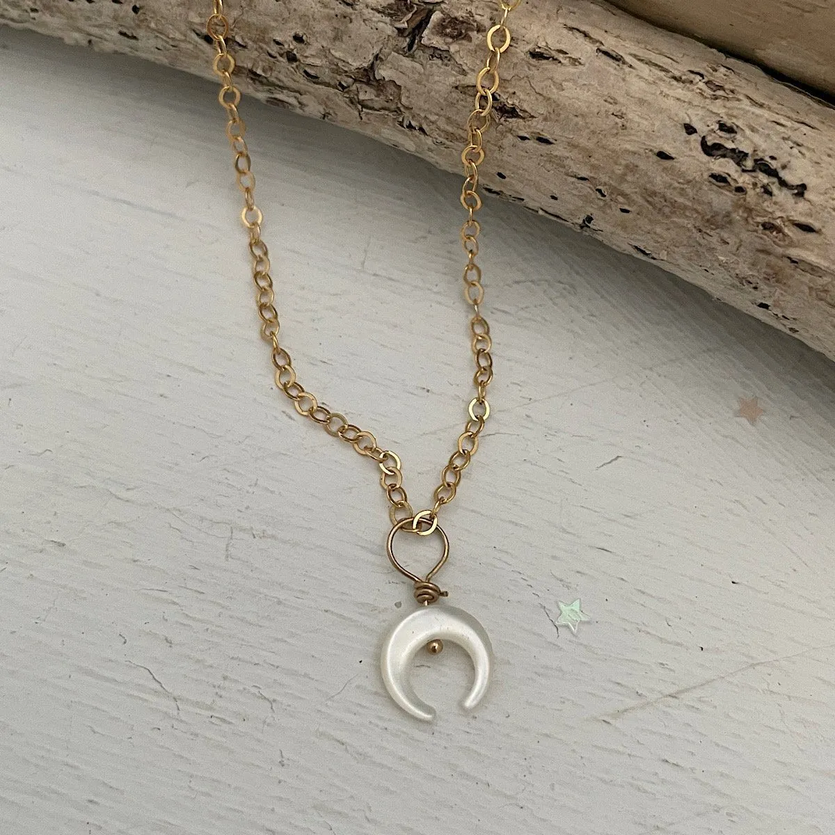 Baby Crescent Necklace