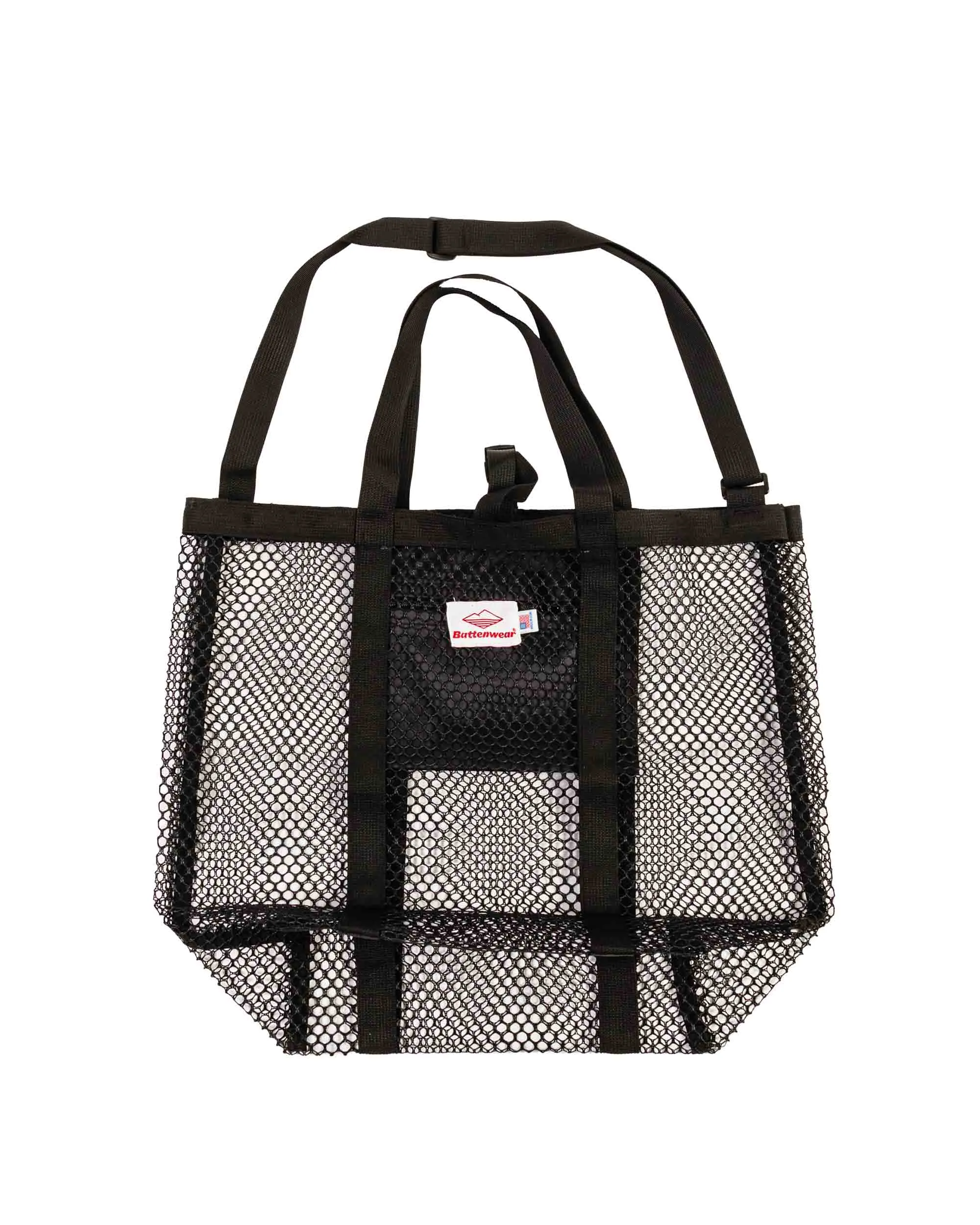 Battenwear Mesh Tote Black/Black