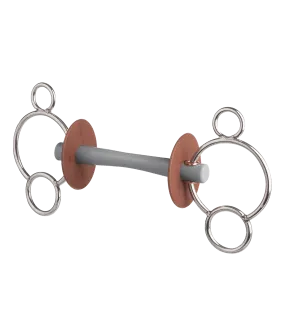 Beris 3 Ring Mullen Mouth Comfort Bar Bit Hard