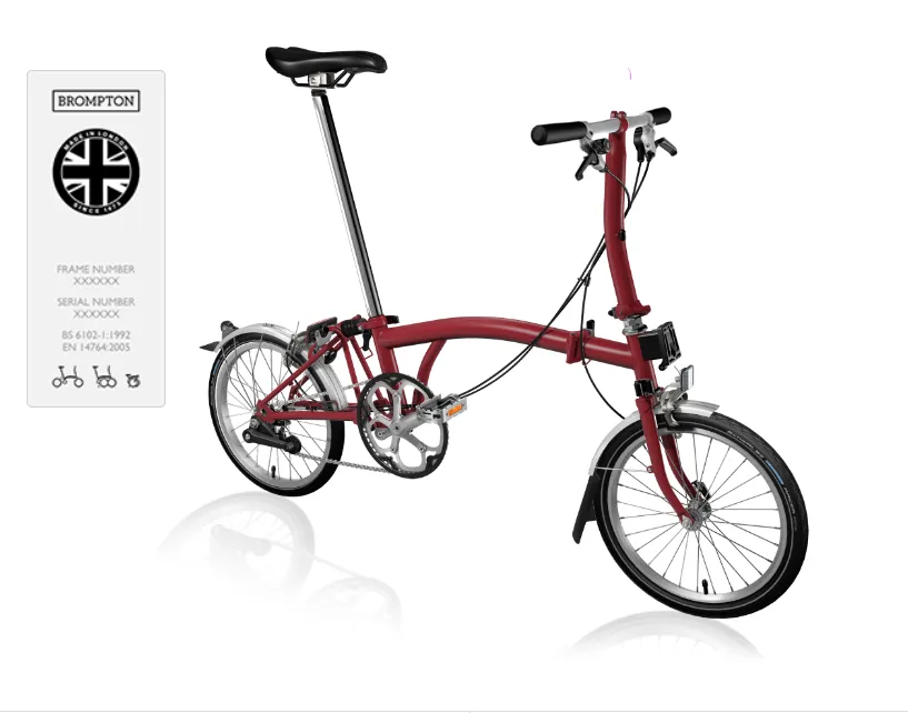 Brompton C-Line Urban Folding Bike