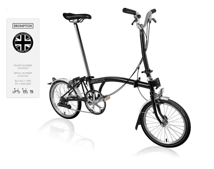 Brompton C-Line Urban Folding Bike