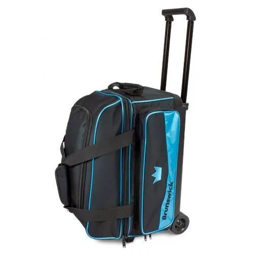 Brunswick Zone Double Roller Sky Blue Bowling Bag