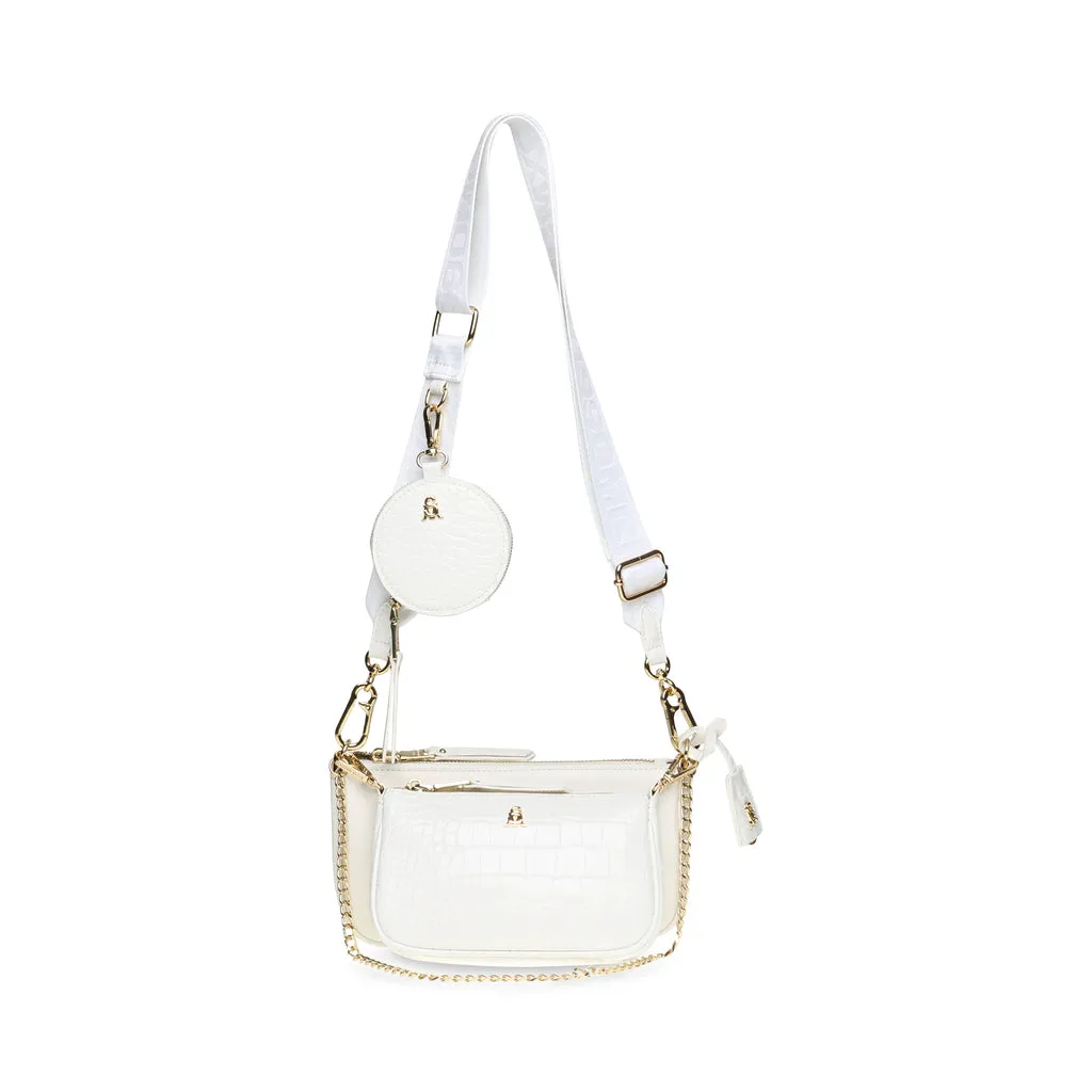 Burgent Crossbody bag WHITE/GOLD