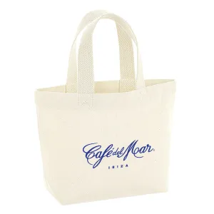 Café del Mar Ibiza White Bold Logo Marina Mini Tote Bag