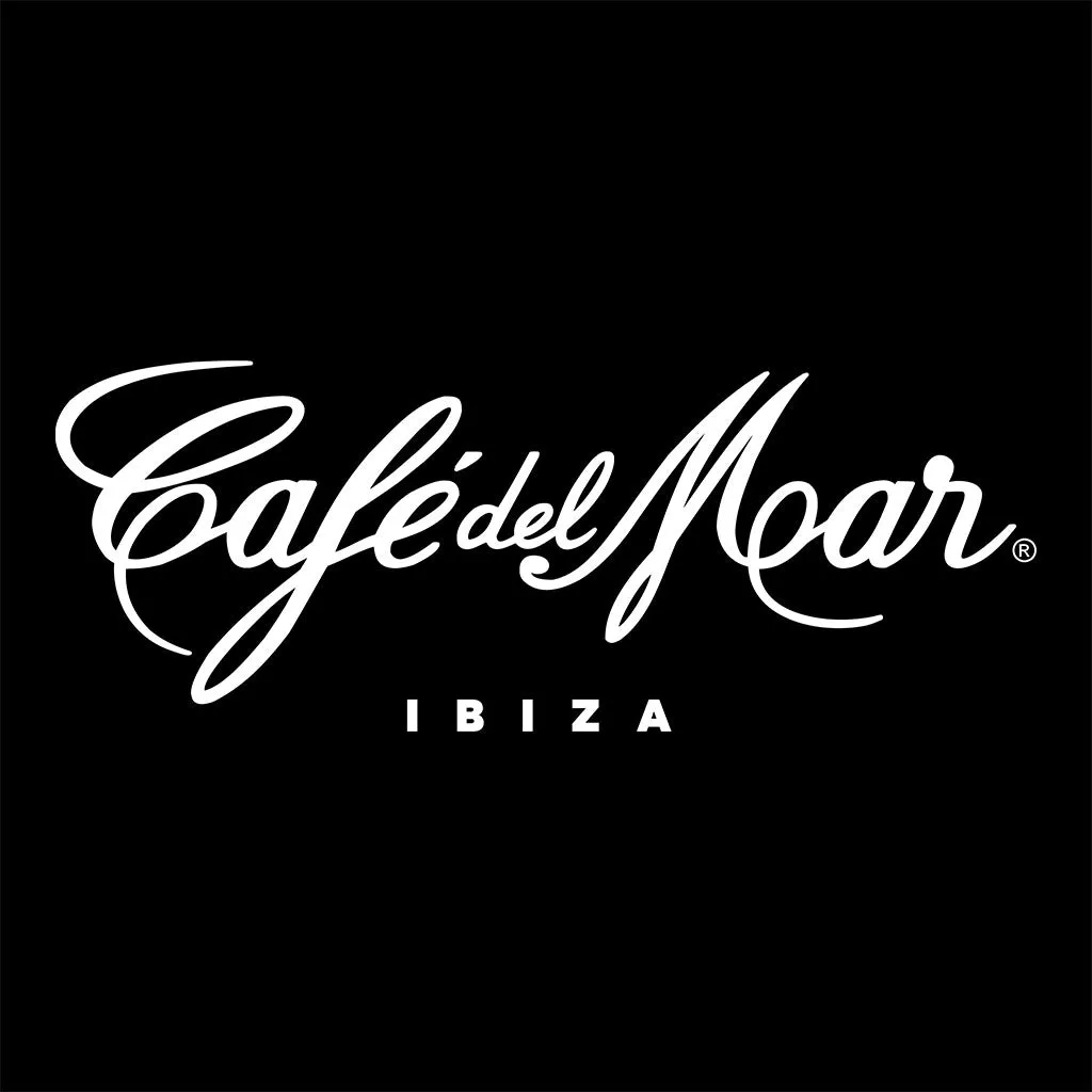 Café del Mar Ibiza White Bold Logo Vintage Canvas Backpack