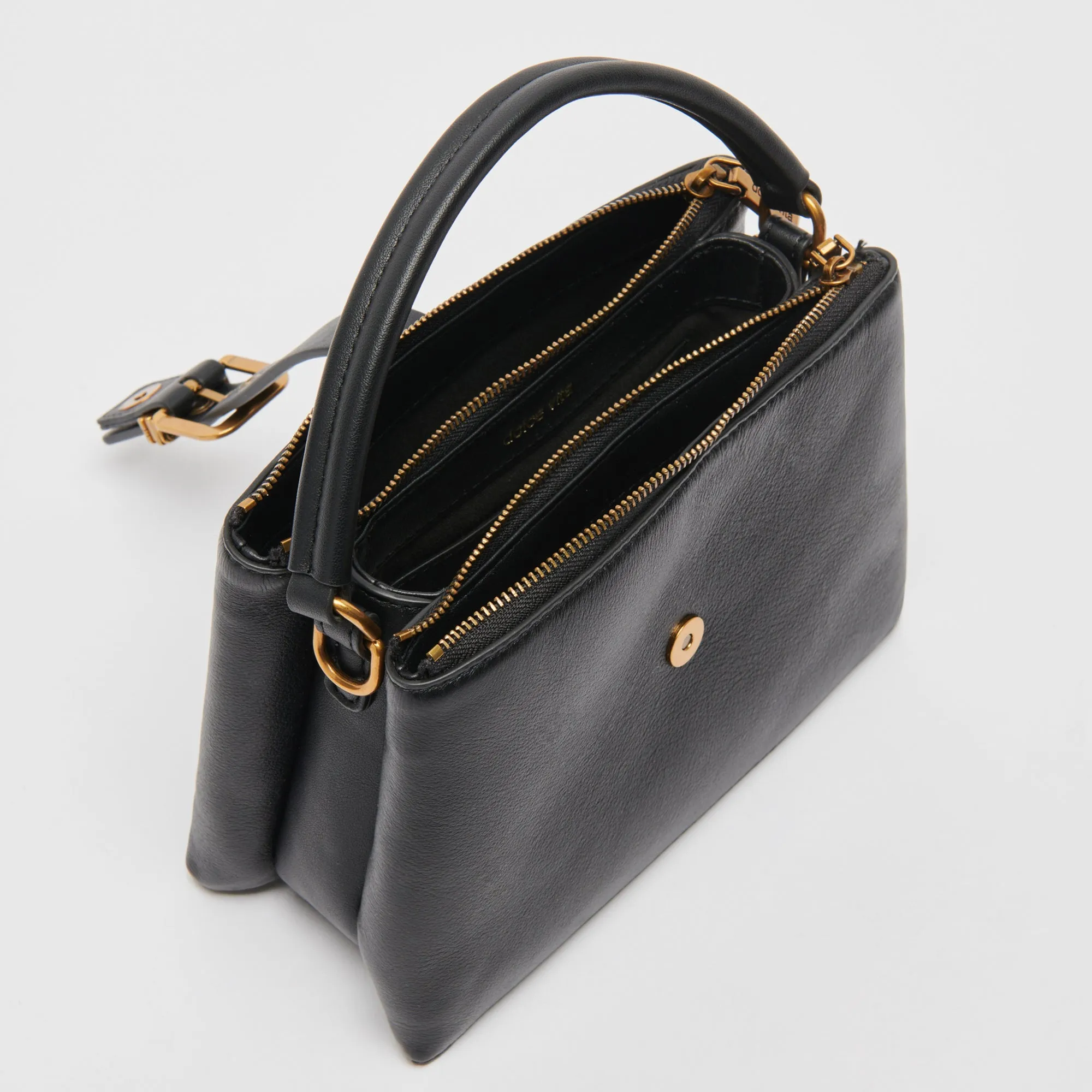 CHARLY CROSSBODY BLACK LEATHER