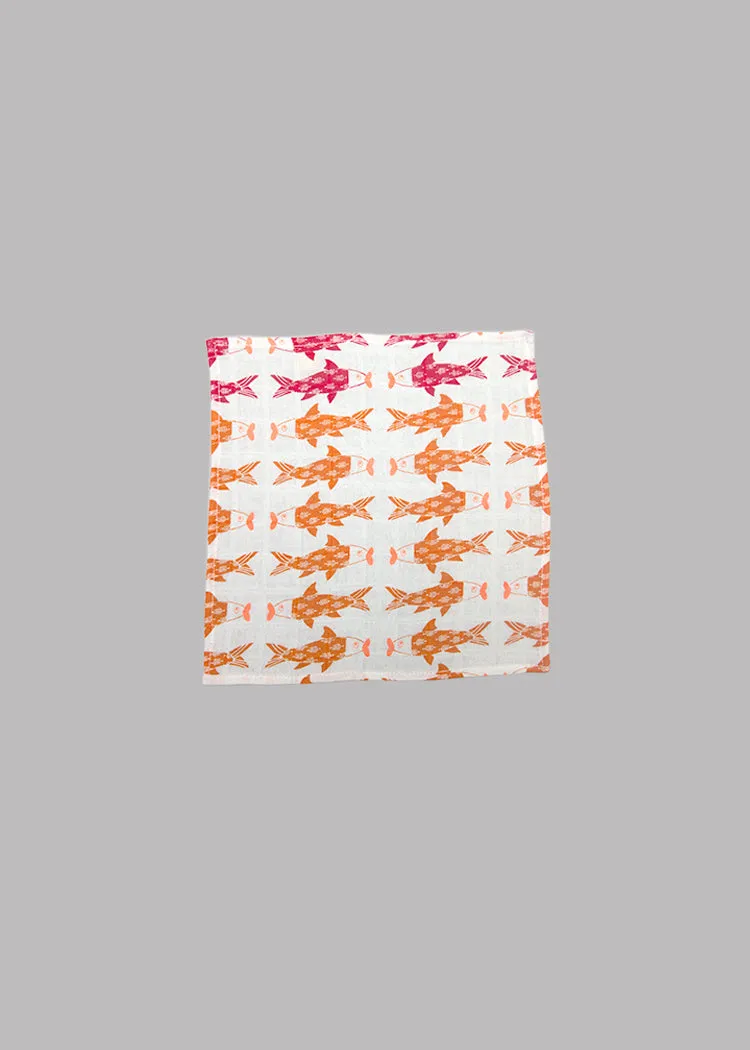 Cloth Baby Wipe - Fish