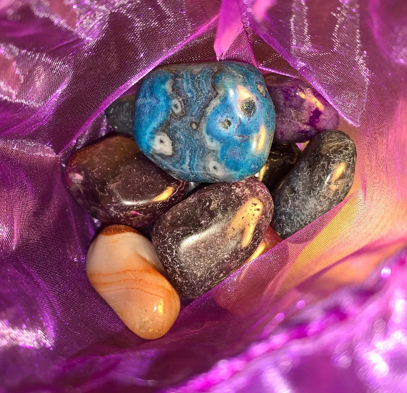 Colored Agate Goodie Bag