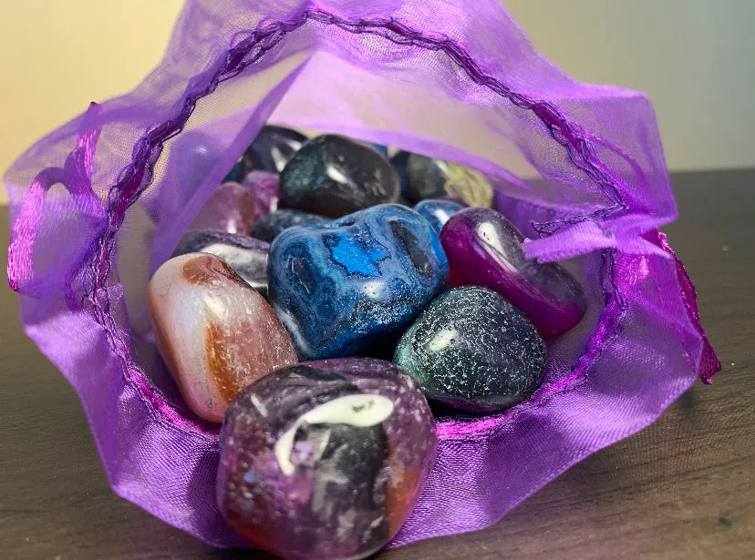 Colored Agate Goodie Bag