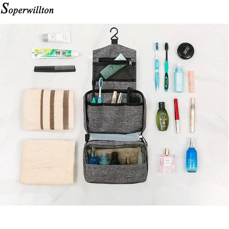 Cosmetic Makeup Bag Toiletry Travel Bag - 7 Colors