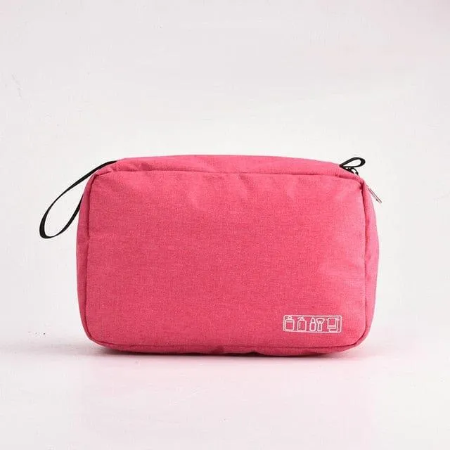 Cosmetic Makeup Bag Toiletry Travel Bag - 7 Colors