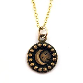 DAUGHTER MOON Necklace - Bronze