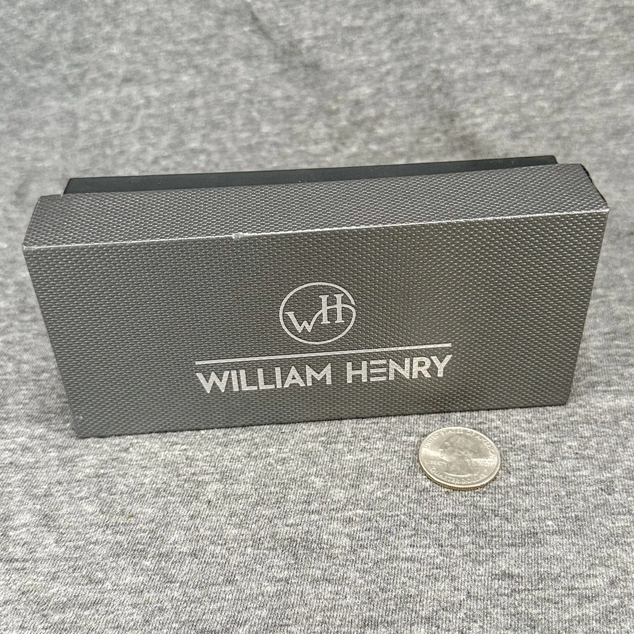 Estate William Henry Krypton Box & Pouch EMPTY 15