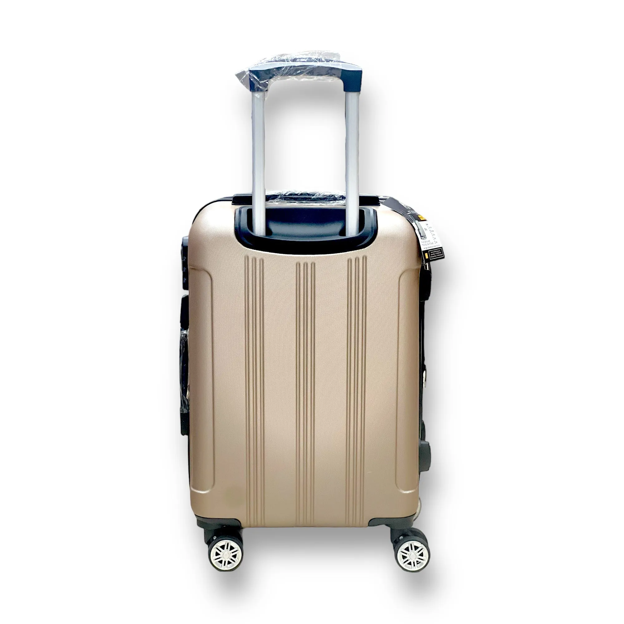 Fast Road Hardside Expandable Roller Luggage Champagne, Carry-on 20 inch