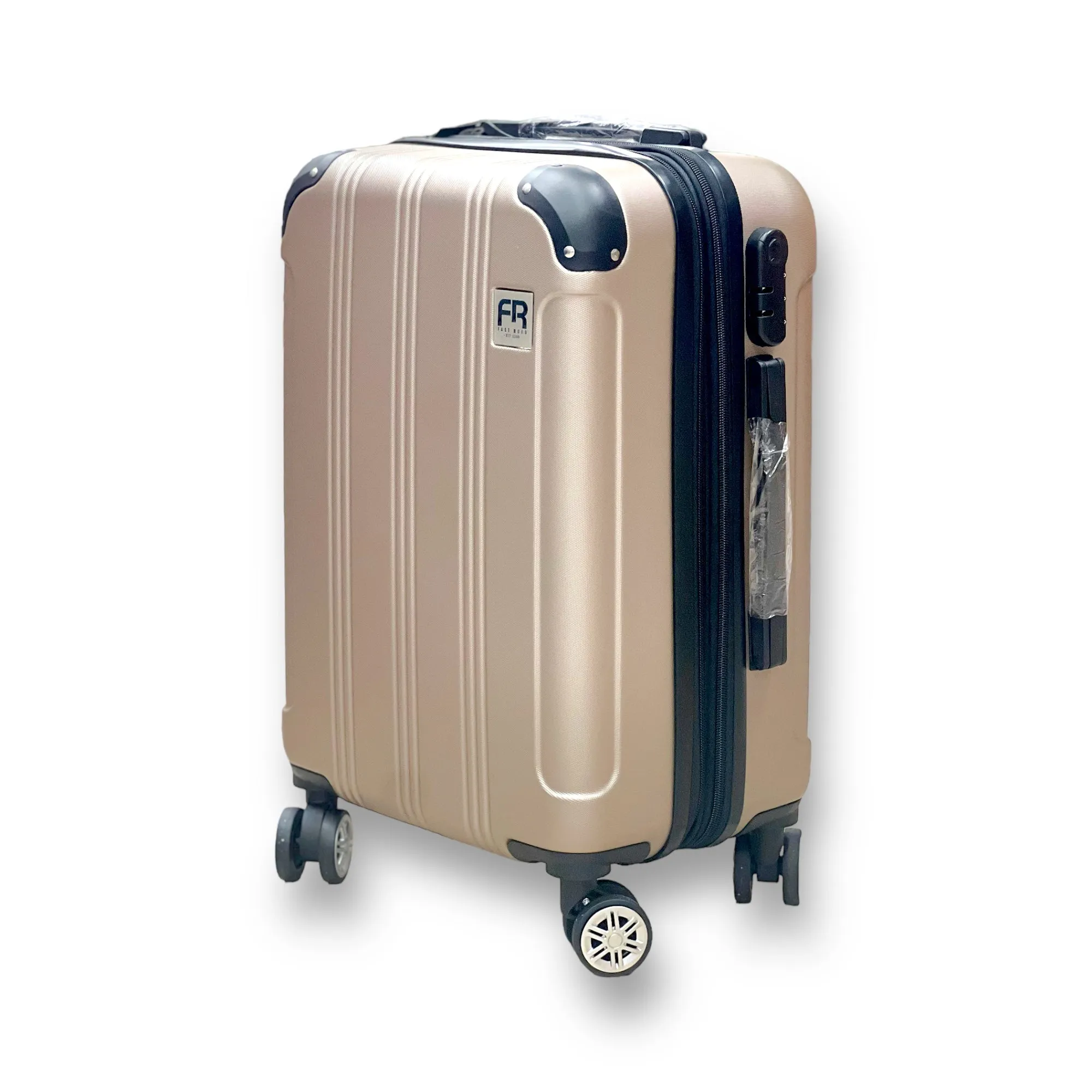 Fast Road Hardside Expandable Roller Luggage Champagne, Carry-on 20 inch