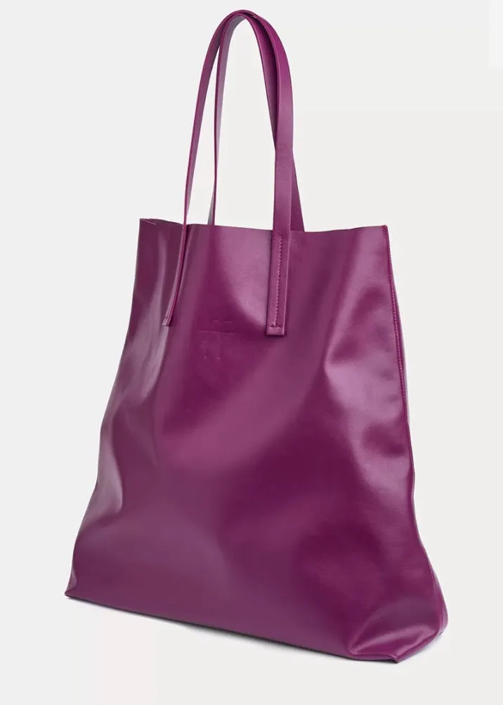 Forte Forte Maxi Shopper in Nappa Burgundy