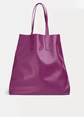 Forte Forte Maxi Shopper in Nappa Burgundy