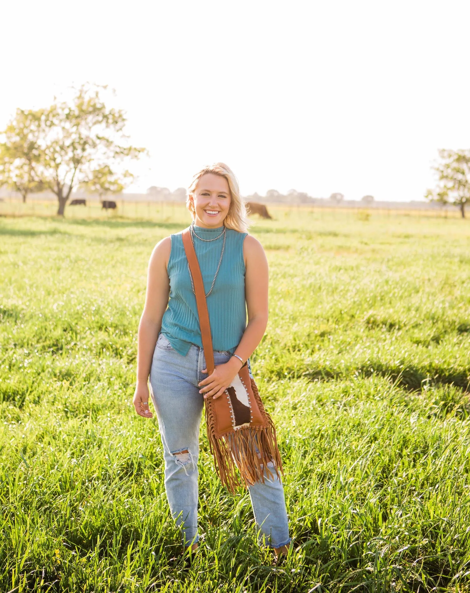 Fringed Cowgirl Messenger Crossbody