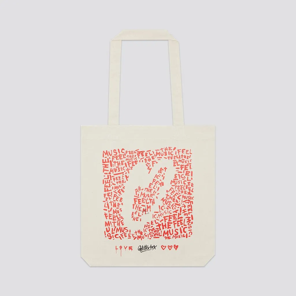 Glitterbox Ibiza ‘Feel The Music’ Tote Bag