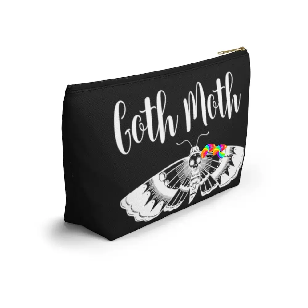 Goth Moth Make-Up Bag