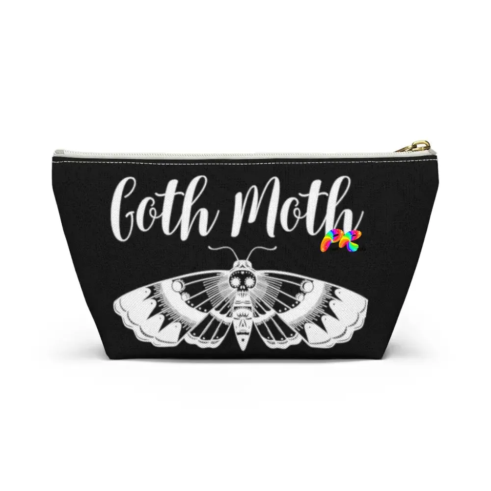 Goth Moth Make-Up Bag