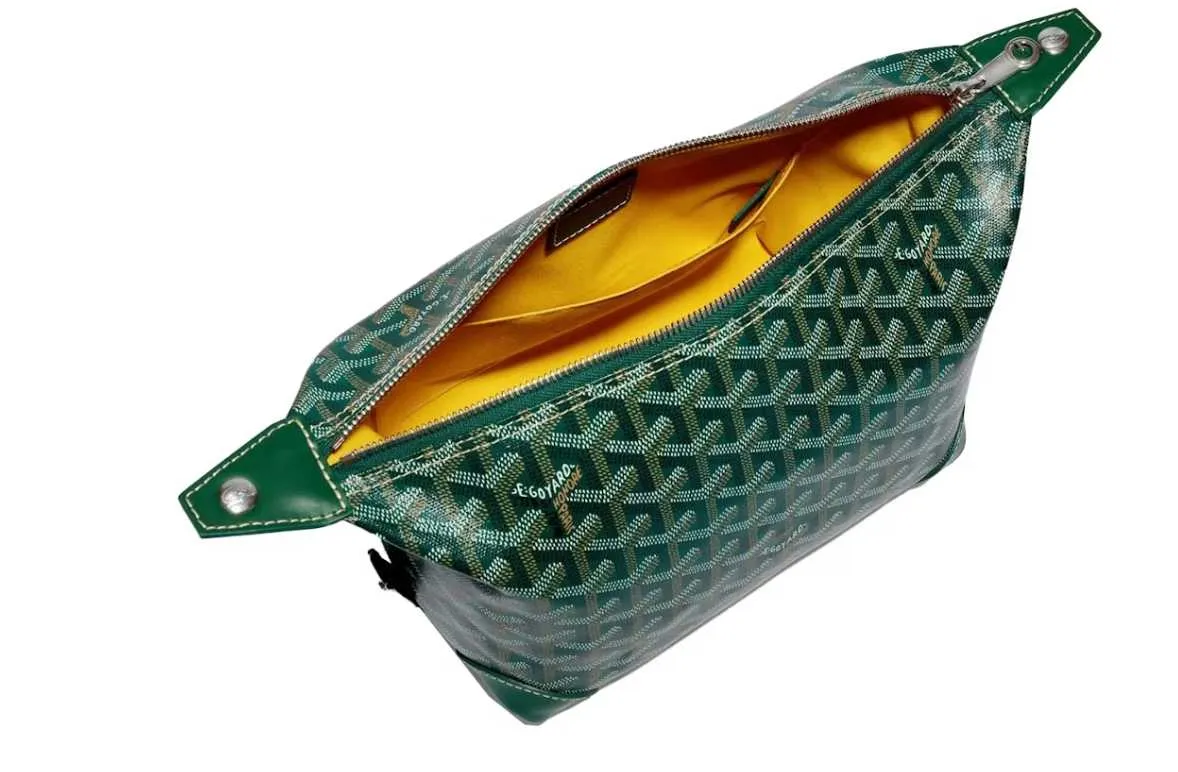 GOYARD BOEING 25 TOILET BAG GREEN