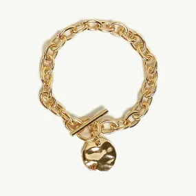 GRANADA DISC BRACELET GOLD