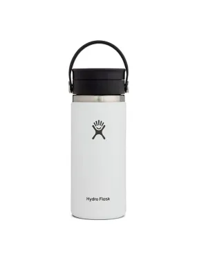 Hydro Flask 16oz Wide Mouth Flex Sip Lid White