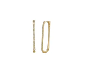 Large Square Hoops