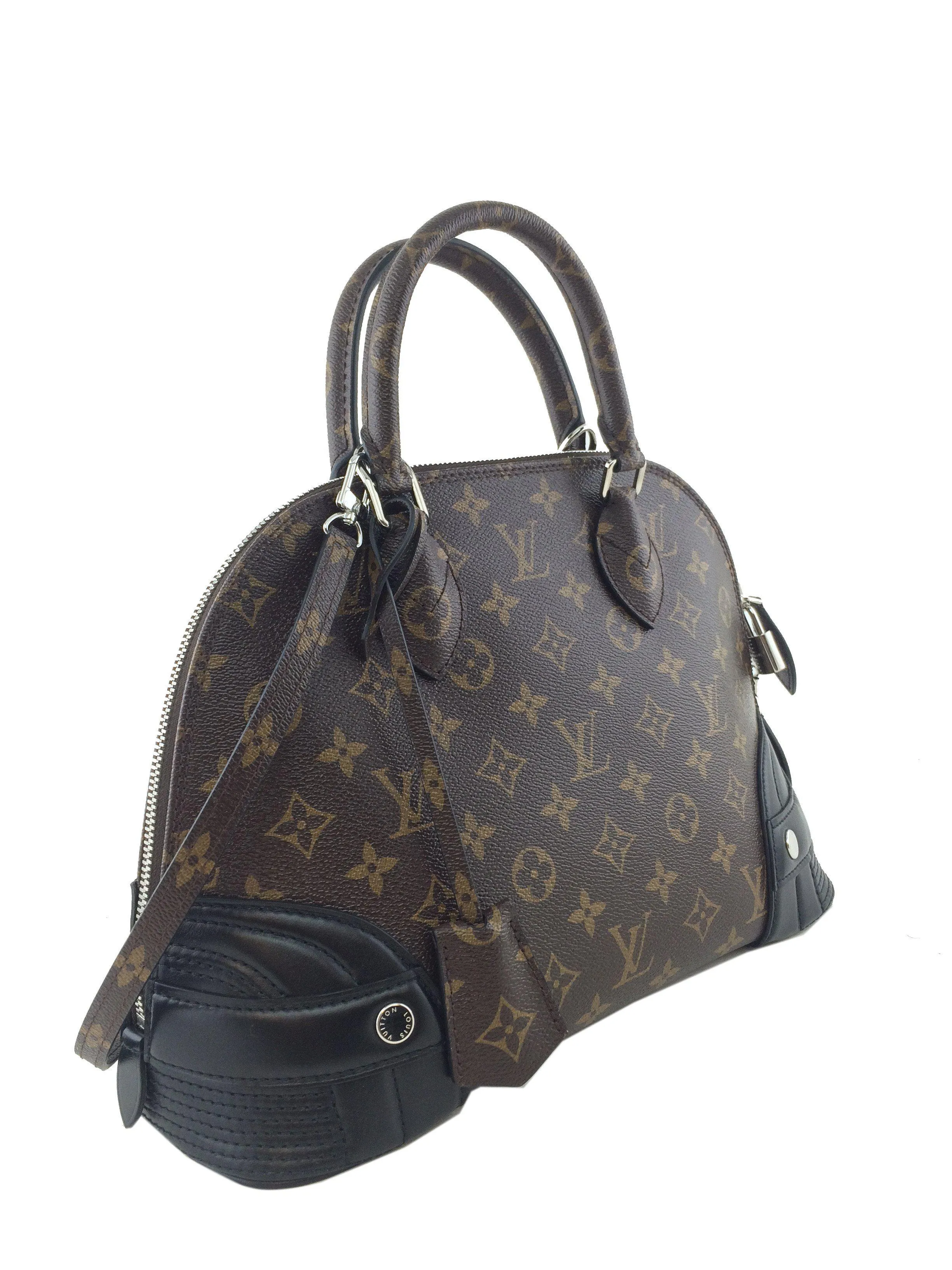 Louis Vuitton Limited Edition Shiny Monogram Canvas Alma PM Bag