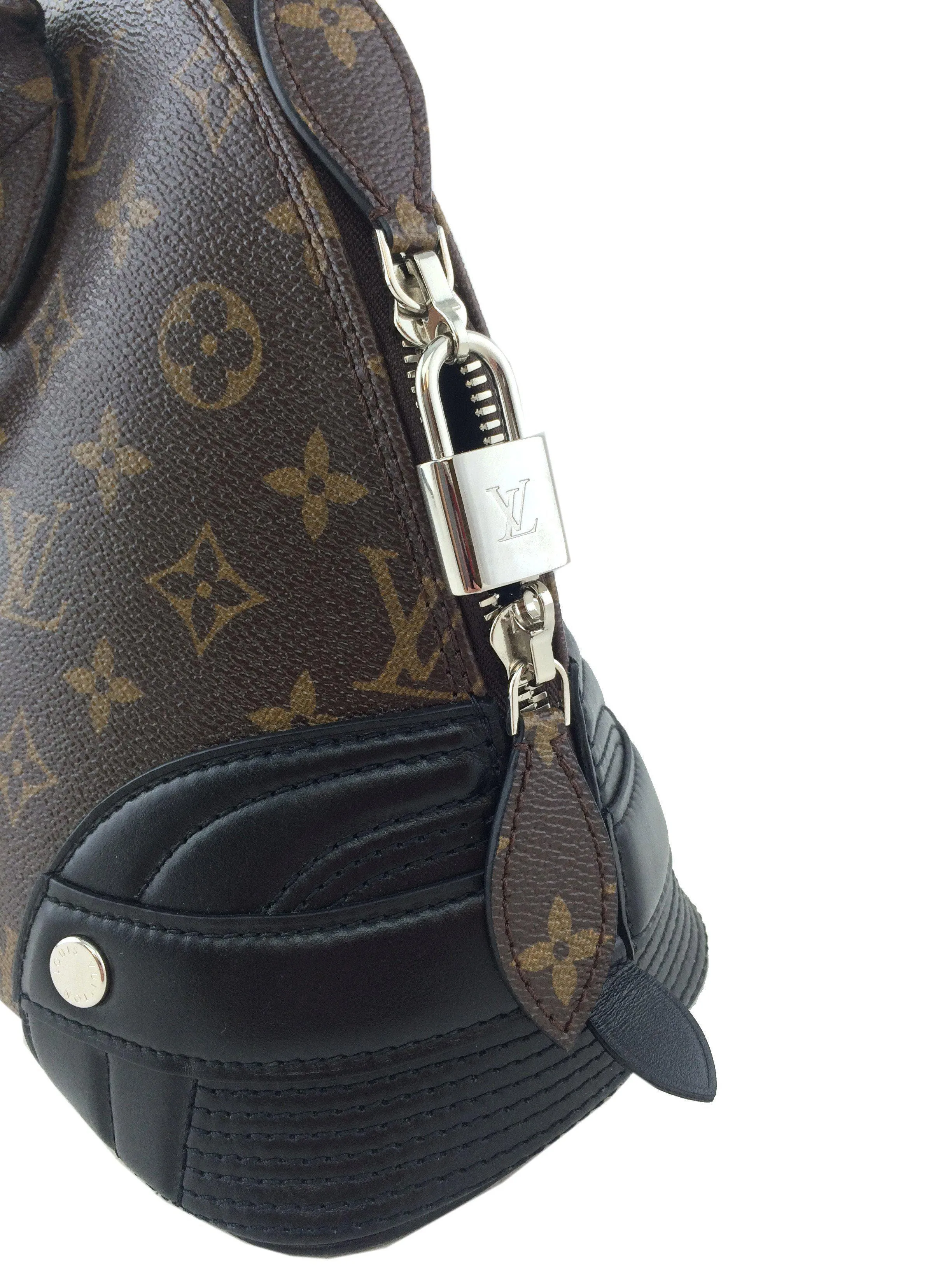 Louis Vuitton Limited Edition Shiny Monogram Canvas Alma PM Bag