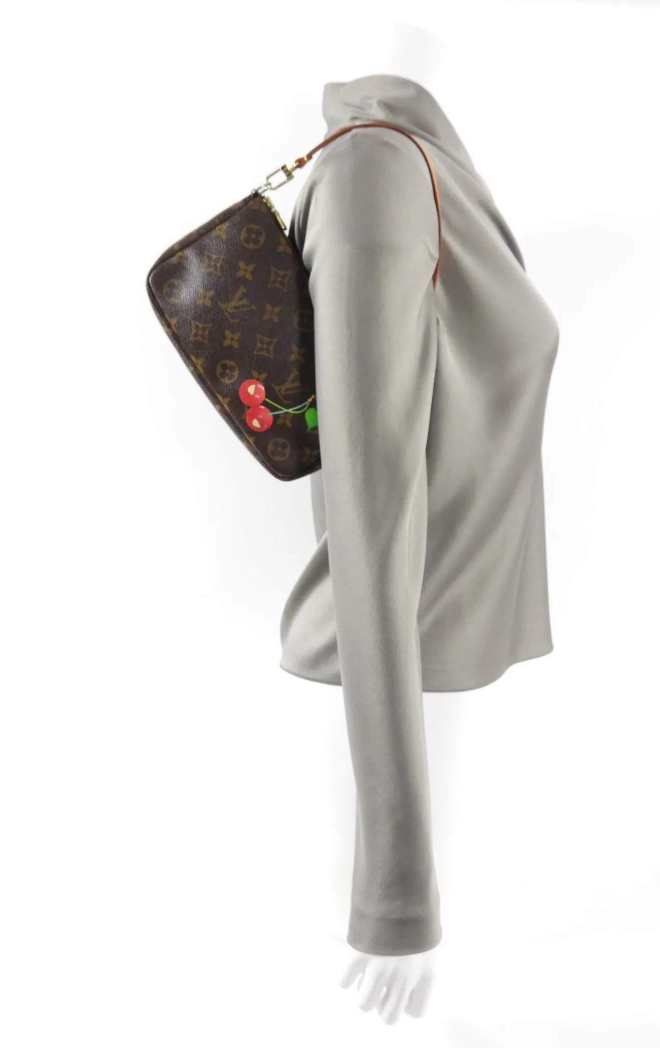 Louis Vuitton Murakami Cerises Monogram Pochette Accessoires Bag