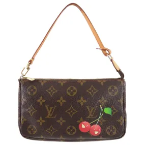 Louis Vuitton Murakami Cerises Monogram Pochette Accessoires Bag