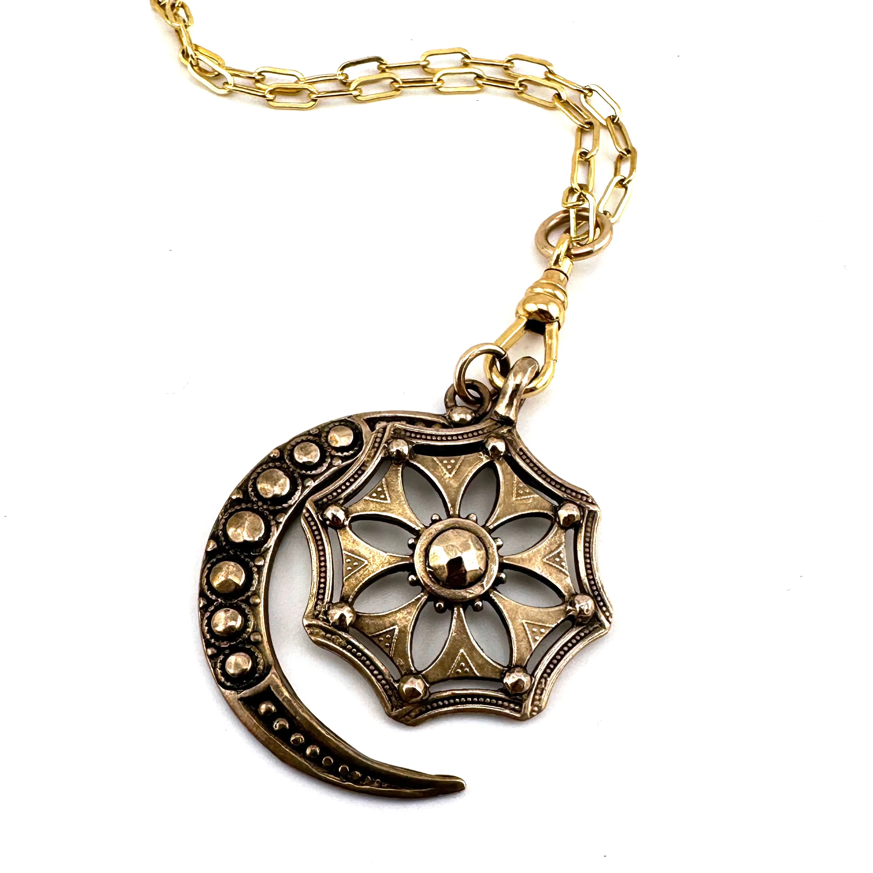 LUCID MOON Necklace Set - Bronze