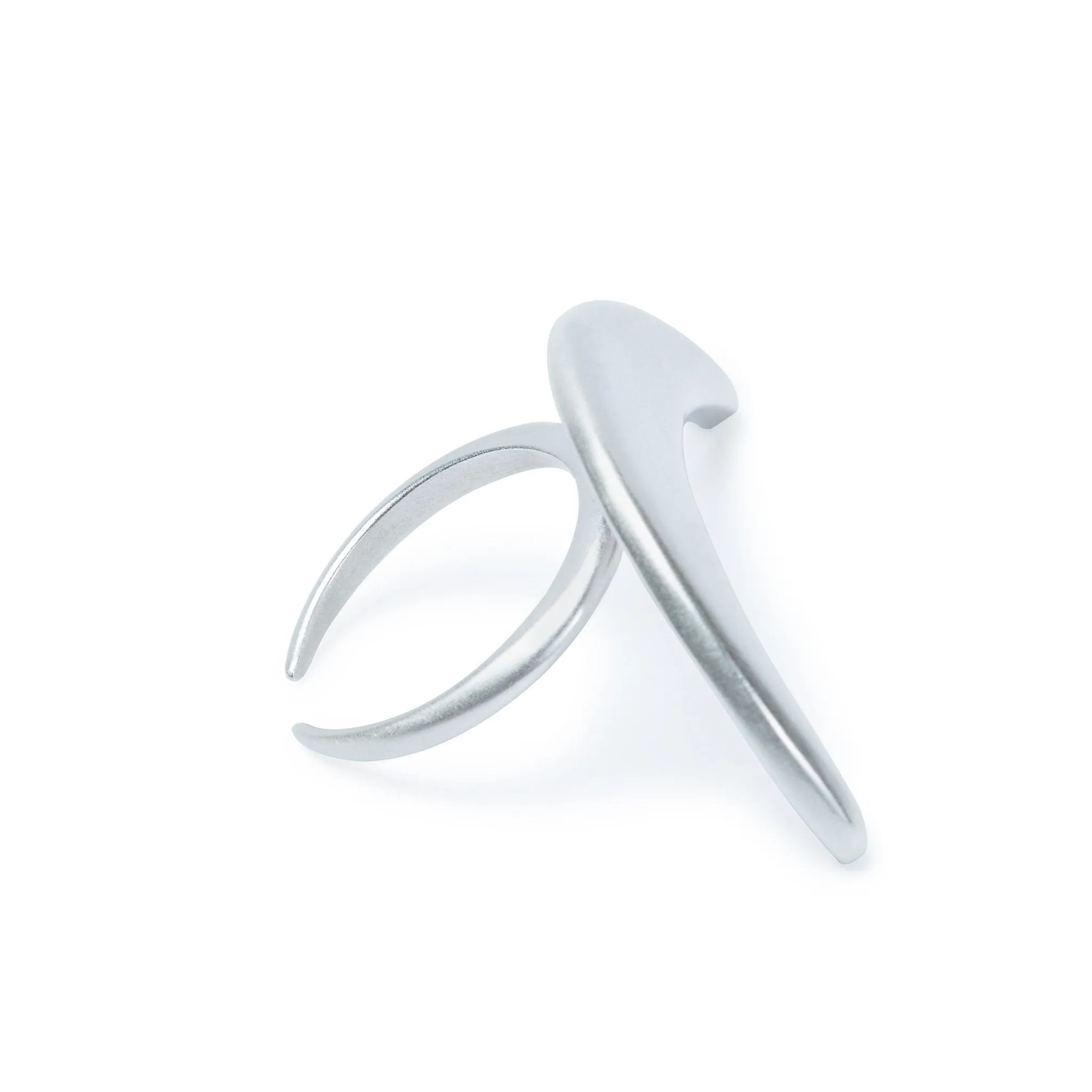 Luna Creciente Statement Ring - Silver