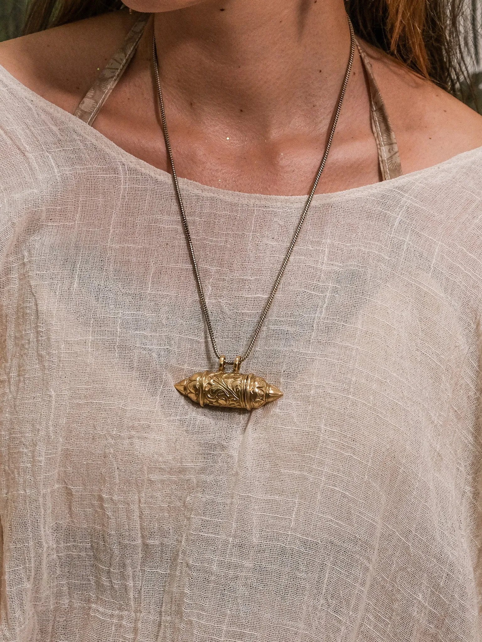 Mantra Box Necklace