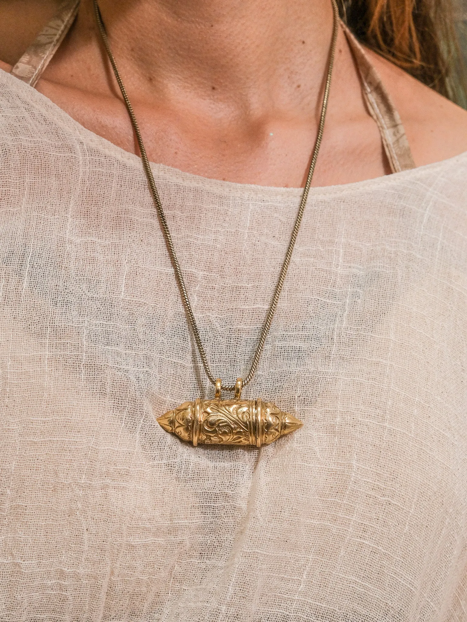 Mantra Box Necklace