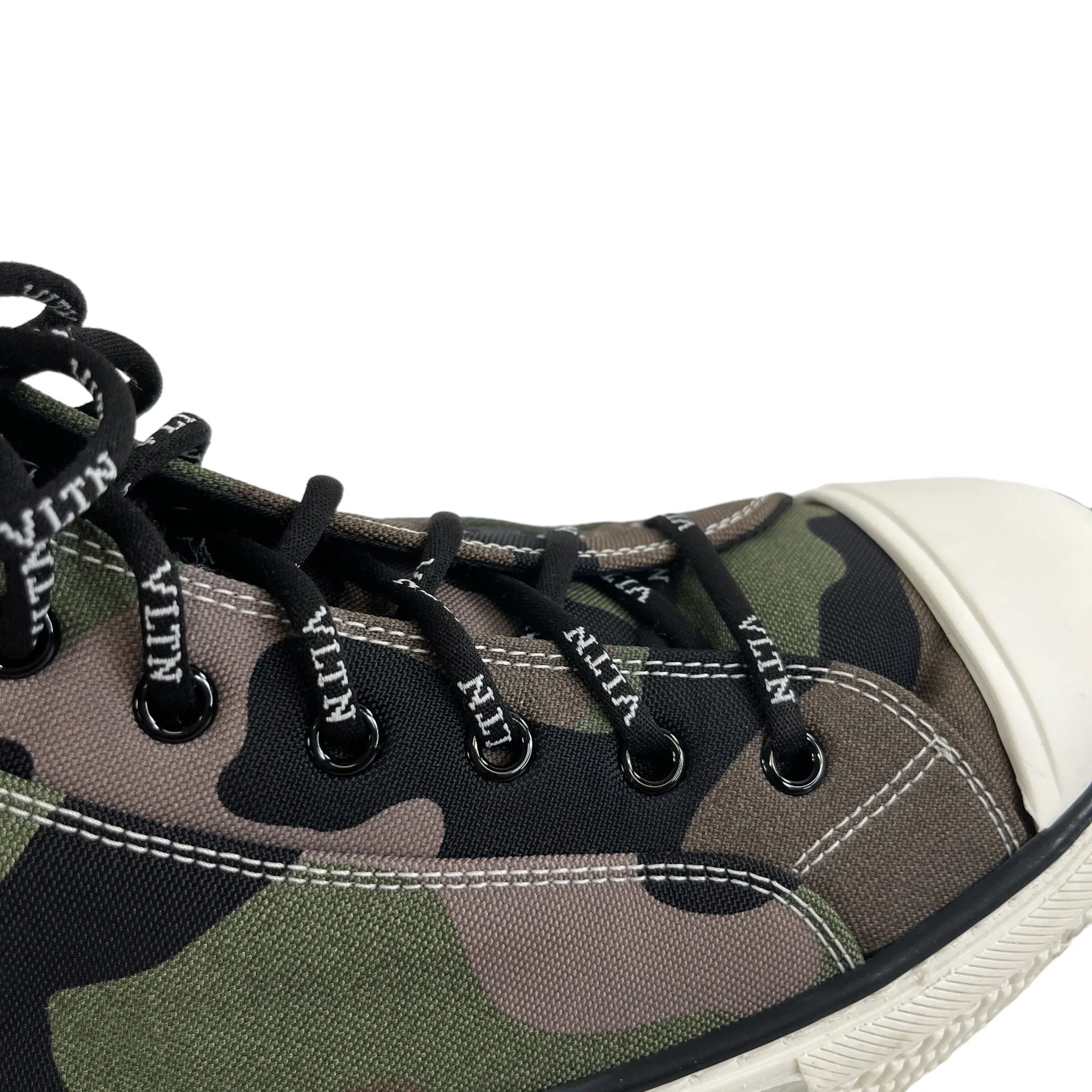 Men's Camouflage High Trainers Khaki Size EU 43 / UK 9