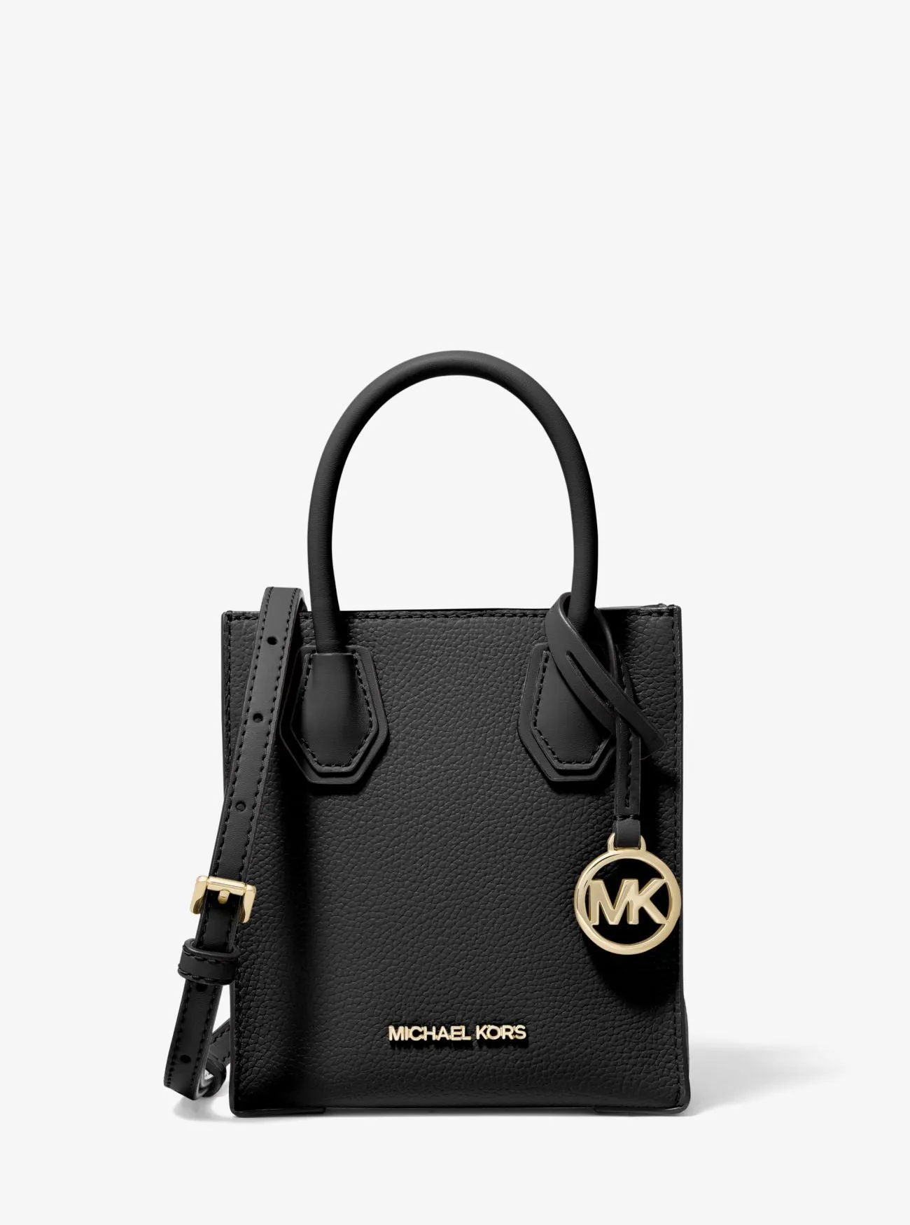 Michael Kors Mercer Extra-Small Pebbled Leather Crossbody Bag