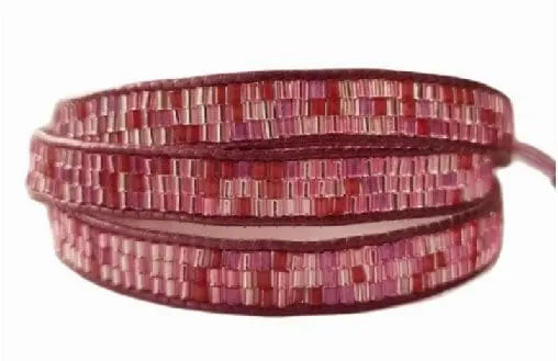 Milano violet wrap bracelet