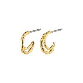 Morgan Gold Plated Hoops